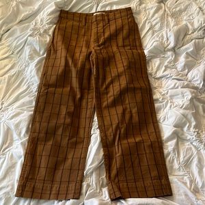 Madewell Slim Emmett Wide Leg Cropped Pants